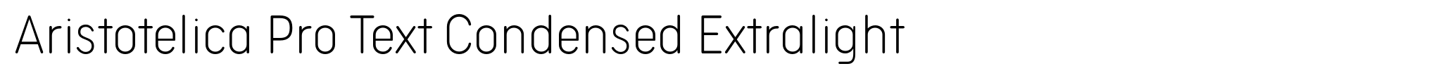 Aristotelica Pro Text Condensed Extralight image